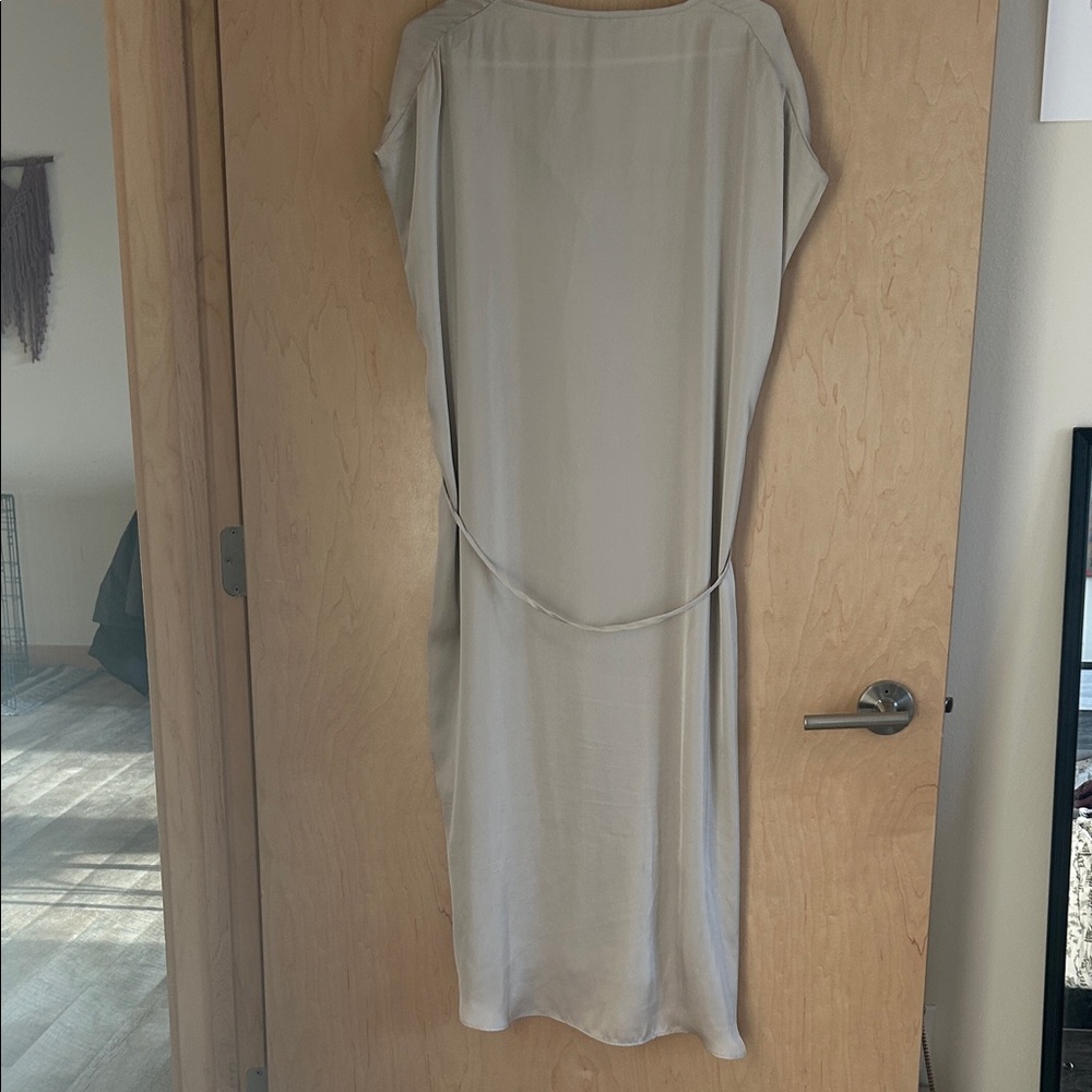 H&M Light Taupe Midi Dress - Picture 2 of 4